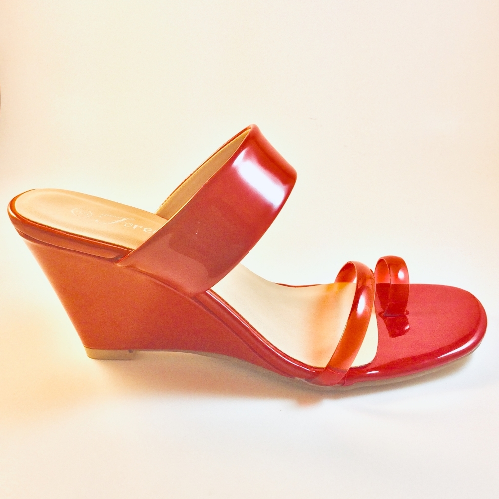Ladies Red Heel/Sandal